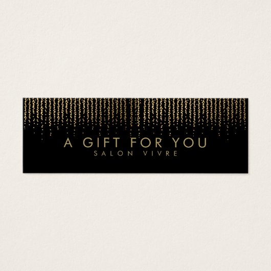 Minimalistisch moderne Salon Gift Kaart (Voorkant)