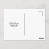 Minimalistisch Moederdag-Briefkaart Briefkaart (Achterkant)