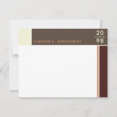 Minimalistisch Mondriaan Modern Color Blocks Afstu Bedankkaart (Voorkant)