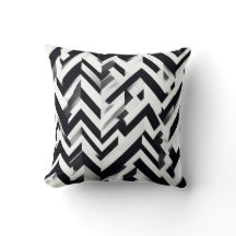 Minimalistisch monochroom Chevron Pattern Sierkuss