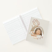 Minimalistisch Monogram Boho Woman Earth Notitieboek (Binnen)