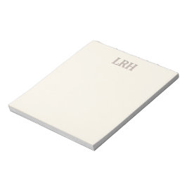Minimalistisch Monogram Bruidsmeisje Notitieblok