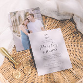 Minimalistisch Monogram Elegant Budget Fotobruilof