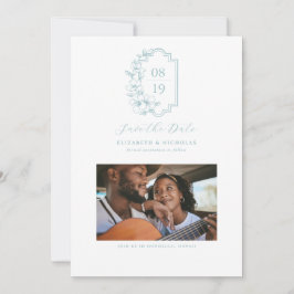 Minimalistisch Monogram | Foto Save the Date