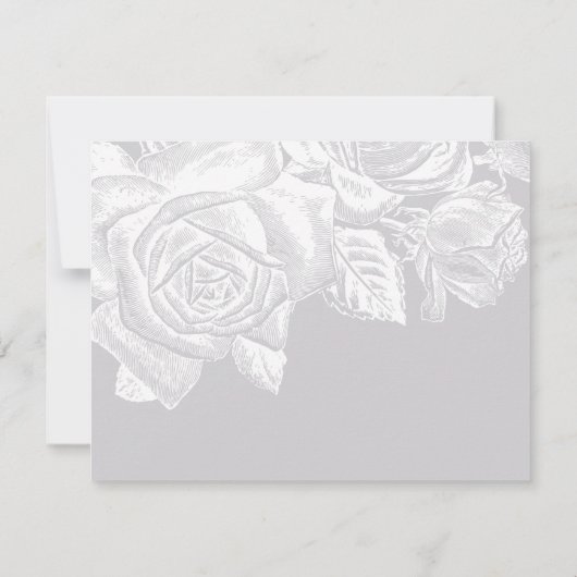 Minimalistisch monogram gepersonaliseerd briefpapi notitiekaartje (Achterkant)