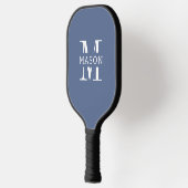 Minimalistisch monogram gepersonaliseerd pickleball paddle (Links)