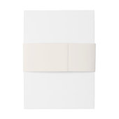 Minimalistisch monogram huwelijk uitnodigingen wikkel (Achterkant Voorbeeld)