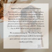 Minimalistisch Monogram Huwelijksfoto QR Code All In One Uitnodiging