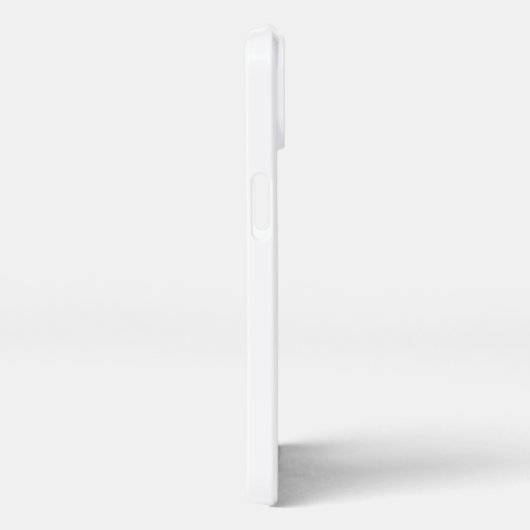 Minimalistisch monogram initiaal zwart-wit iPhone hoesje (Rechterkant)