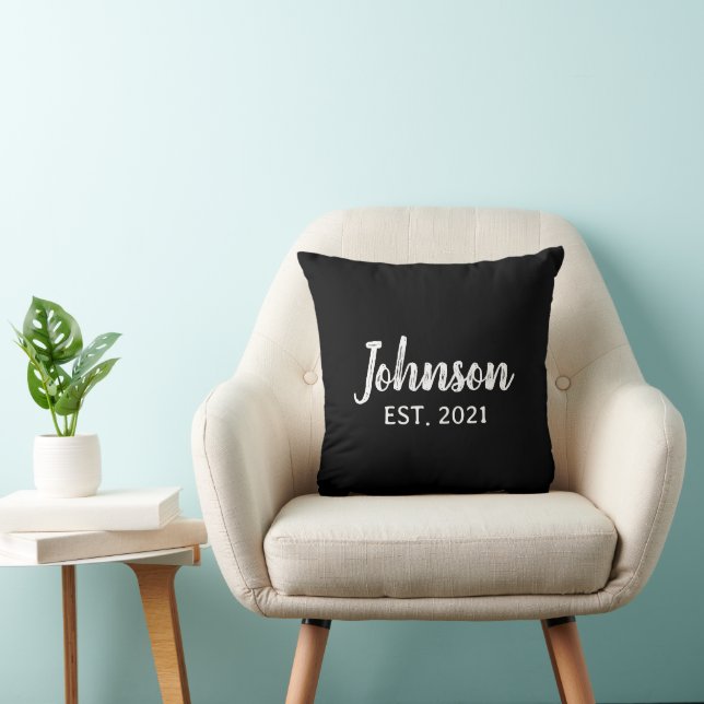 Minimalistisch Monogram Kussen (Stoel)