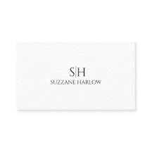 Minimalistisch monogram Modern