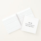 Minimalistisch monogram of Logo Business Square to Notitieboek (Binnen)