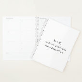 Minimalistisch monogram of Logo Business toevoegen Planner (Display)
