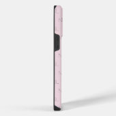Minimalistisch monogram patroon iPhone hoesje (Rechterkant)