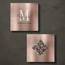 Minimalistisch Monogram QR Code