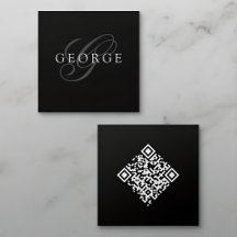 Minimalistisch Monogram QR Code