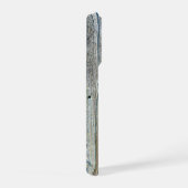 Minimalistisch monogram rustic barn hout iPhone hoesje (Rechterkant)