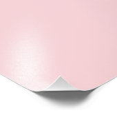 Minimalistisch monogram schrift roze foto afdruk (Hoek)