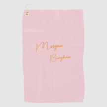 Minimalistisch monogram schrift roze