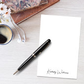 Minimalistisch Monogram Signature Script gepersona Briefpapier