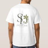 Minimalistisch Monogram T-shirt – Premium Katoenen (Achterkant)