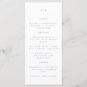Minimalistisch monogram Traditionele Typografie We Menu (Voorkant)