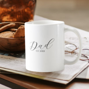 Minimalistisch monogram   Type scriptlettertype    Koffiemok