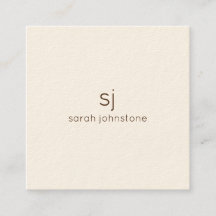 Minimalistisch monogram