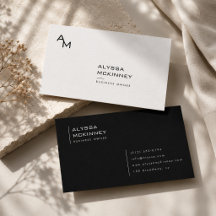 Minimalistisch Monogram