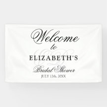 Minimalistisch Monogrammed Welkom Vrijgezellenfees