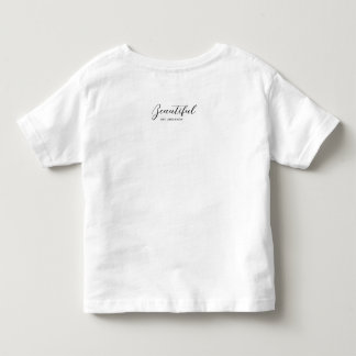 Minimalistisch Mooie Script Peuter T-Shirt, Eenvou Kinder Shirts
