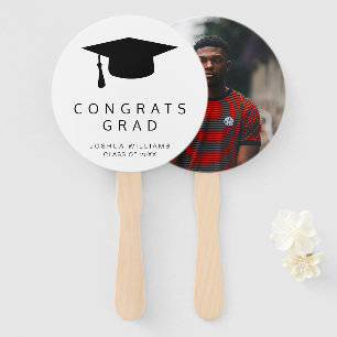 Minimalistisch Mortar Board Foto Modern Afstuderen Handwaaier
