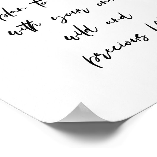 Minimalistisch Motivatie toverprijsopgave voor top Poster (Hoek)