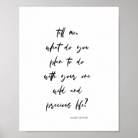 Minimalistisch Motivatie toverprijsopgave voor top Poster (Voorkant)