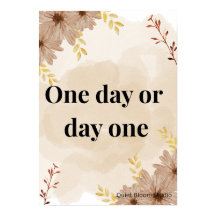 Minimalistisch Motivatieposter