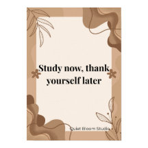 Minimalistisch Motivatieposter