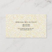 Minimalistisch mozaïekwandbekleding visitekaartje (Achterkant)