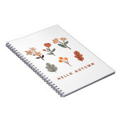 Minimalistisch najaar notitieboek (Rechterzijde)