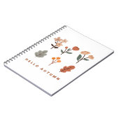 Minimalistisch najaar notitieboek (Linkerzijde)