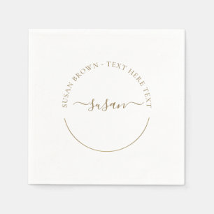 Minimalistisch Napels Servet
