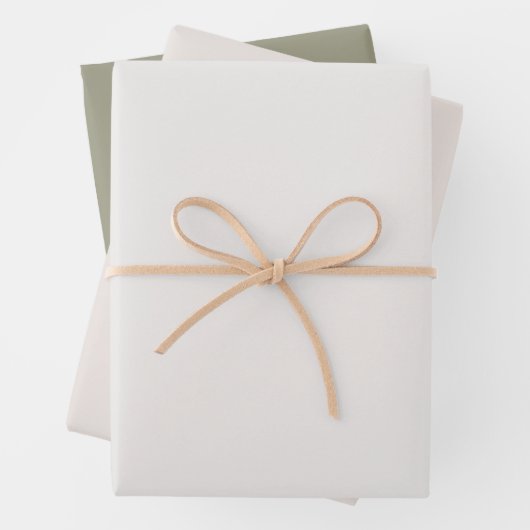 Minimalistisch Natuurlijke Aardse Bos Thema Inpakpapier Vel (In situ)