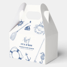minimalistisch nautisch Gevist Baby shower