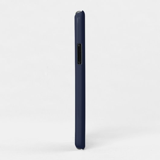 Minimalistisch Navy Blue Professional Eenvoudig Case-Mate iPhone Case (Achterkant/rechts)