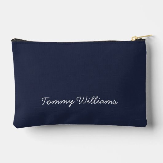 Minimalistisch Navy Blue Professional Eenvoudig Etui (Achterkant)