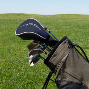 Minimalistisch Navy Blue Professional Eenvoudig Golfheadcover