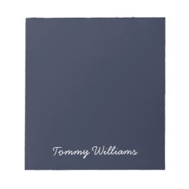 Minimalistisch Navy Blue Professional Eenvoudig Notitieblok