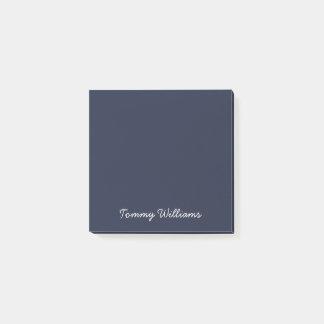 Minimalistisch Navy Blue Professional Eenvoudig Post-it® Notes