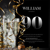 Minimalistisch negende verjaardag van Black en Sil Kaart