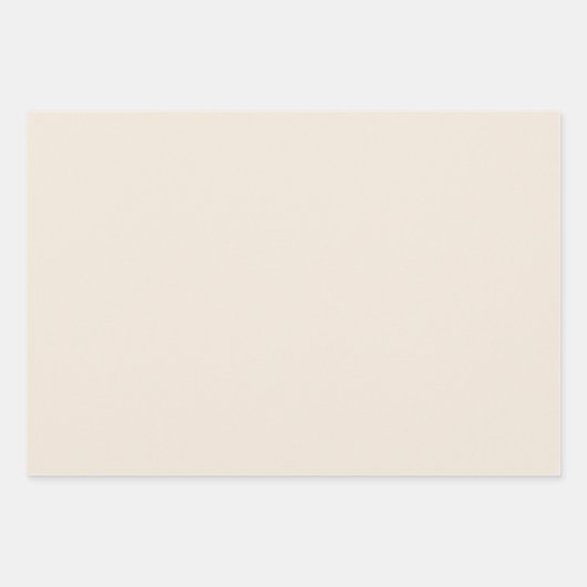 Minimalistisch neutraal aangepaste inpakpapier (Voorkant 2)