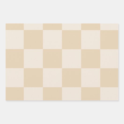 Minimalistisch neutraal aangepaste inpakpapier (Voorkant)